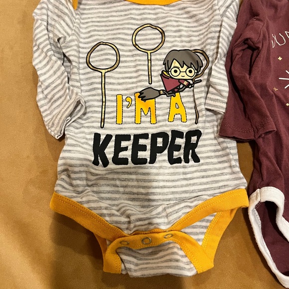 Harry Potter Baby One Pieces - I'm a Keeper and Dumbledore's Army - Multicolor - Picture 2 of 5